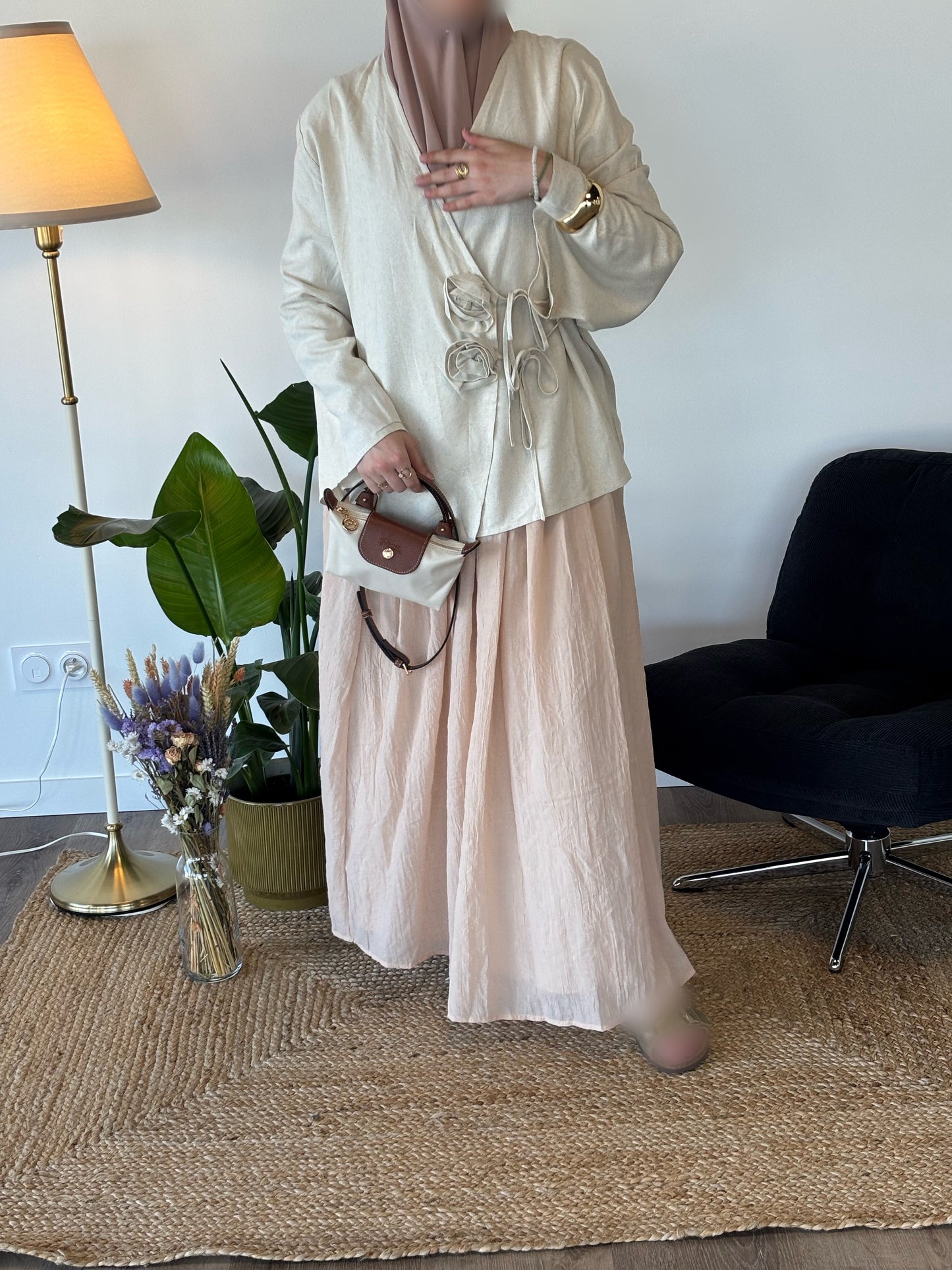JUPE LUNA VIEUX ROSE
