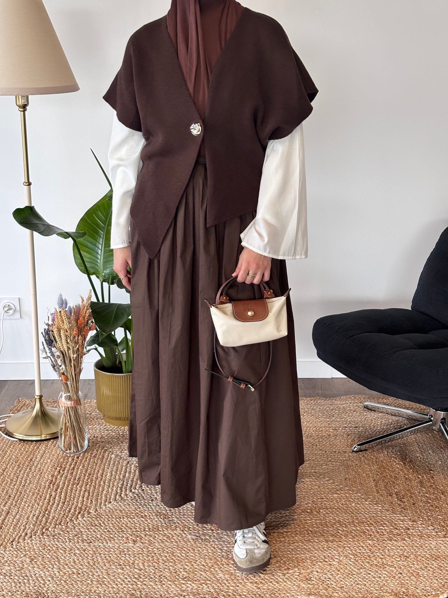 JUPE AURORE CHOCOLAT