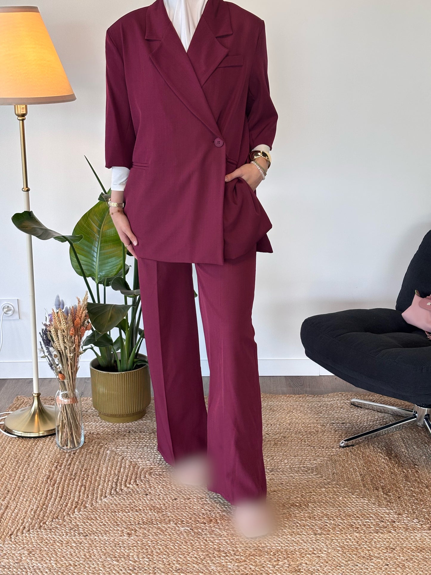 ENSEMBLE PALMÉA BORDEAUX