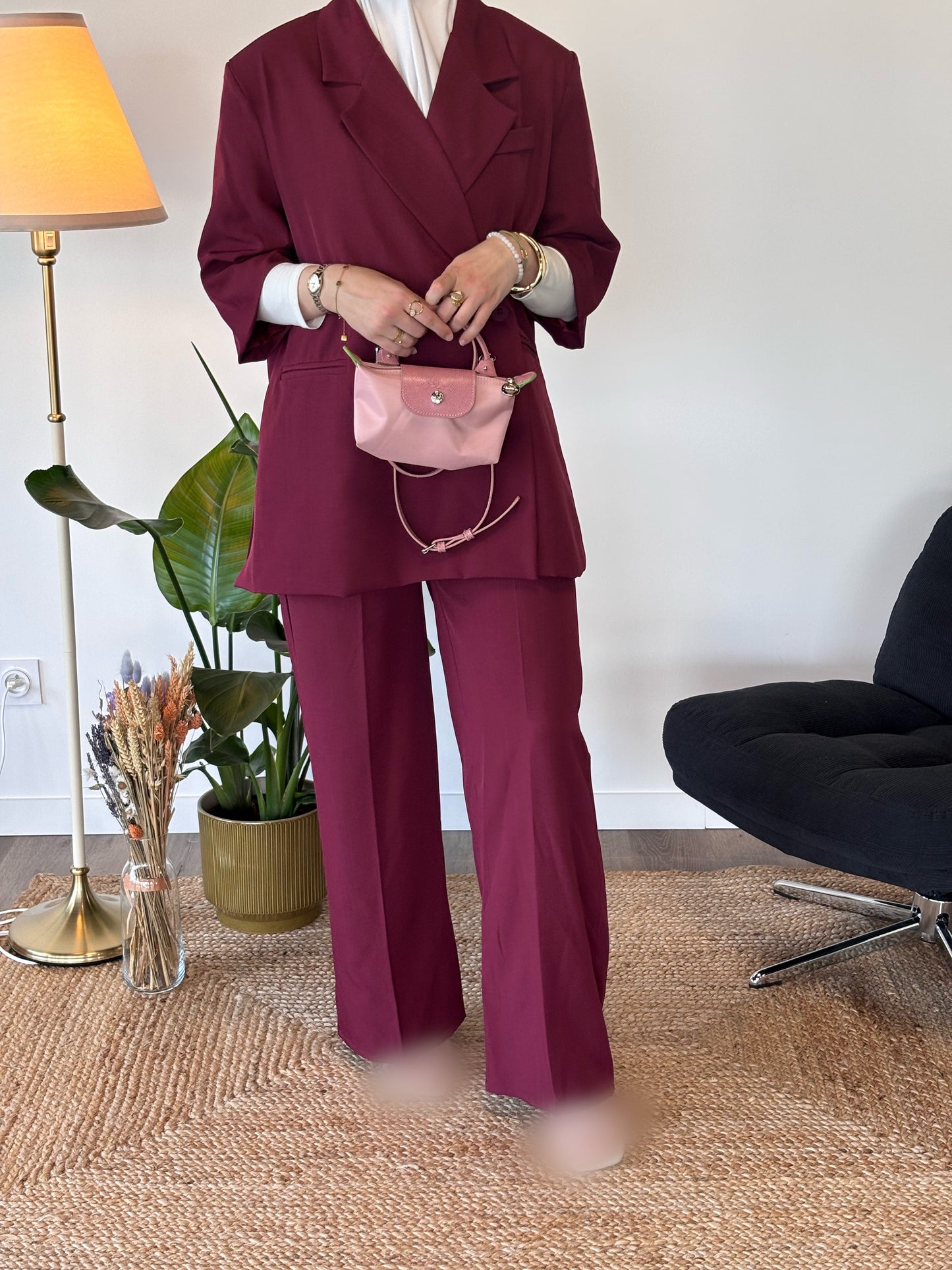 ENSEMBLE PALMÉA BORDEAUX