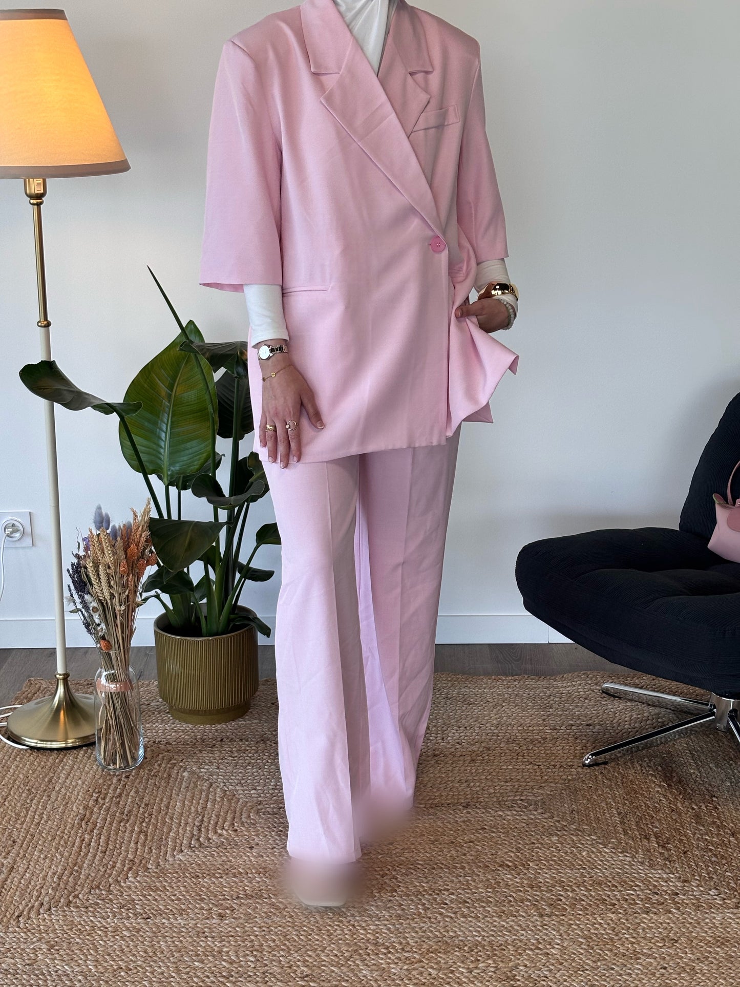 ENSEMBLE PALMÉA ROSE BONBON