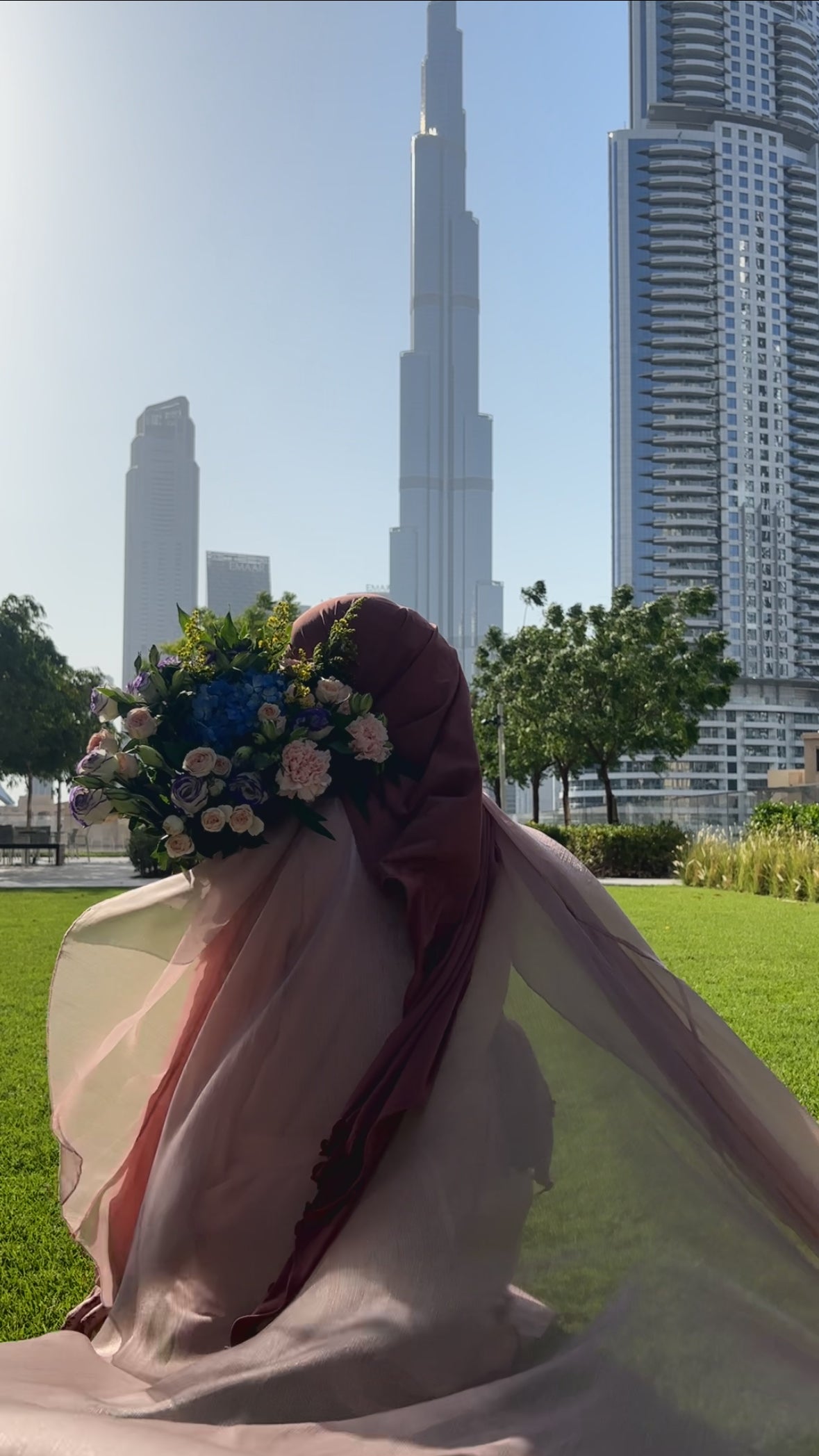 ROBE MALAK ROSE POUDRÉ