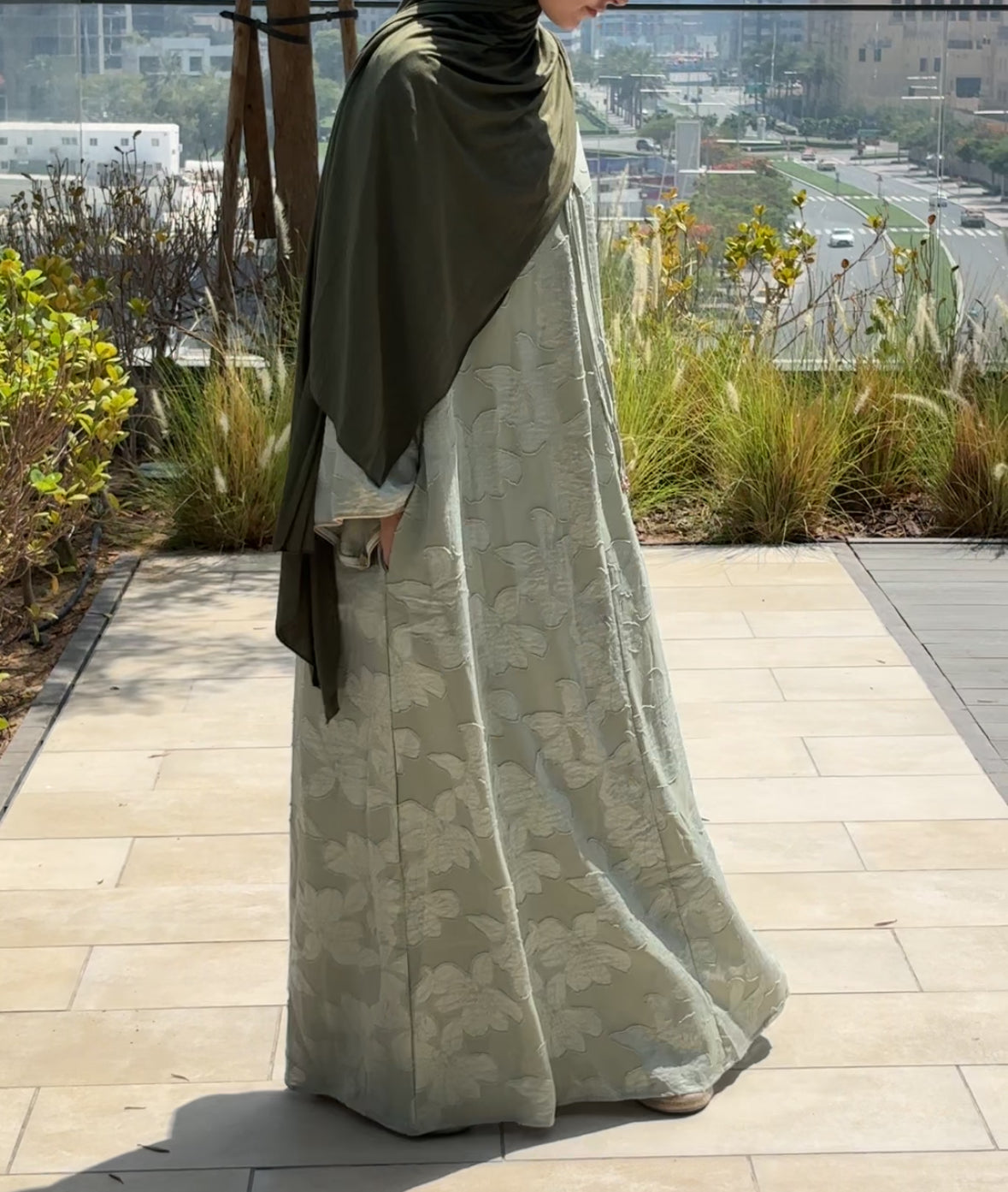 ABAYA NAJMA OLIVE