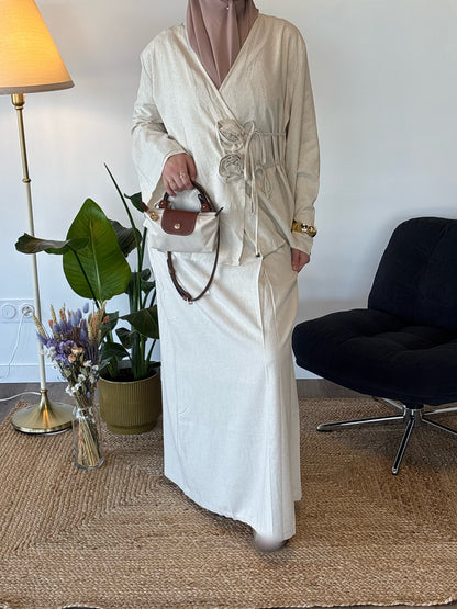 JUPE SERENA CRÈME