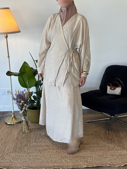 ENSEMBLE KAÏA CRÈME