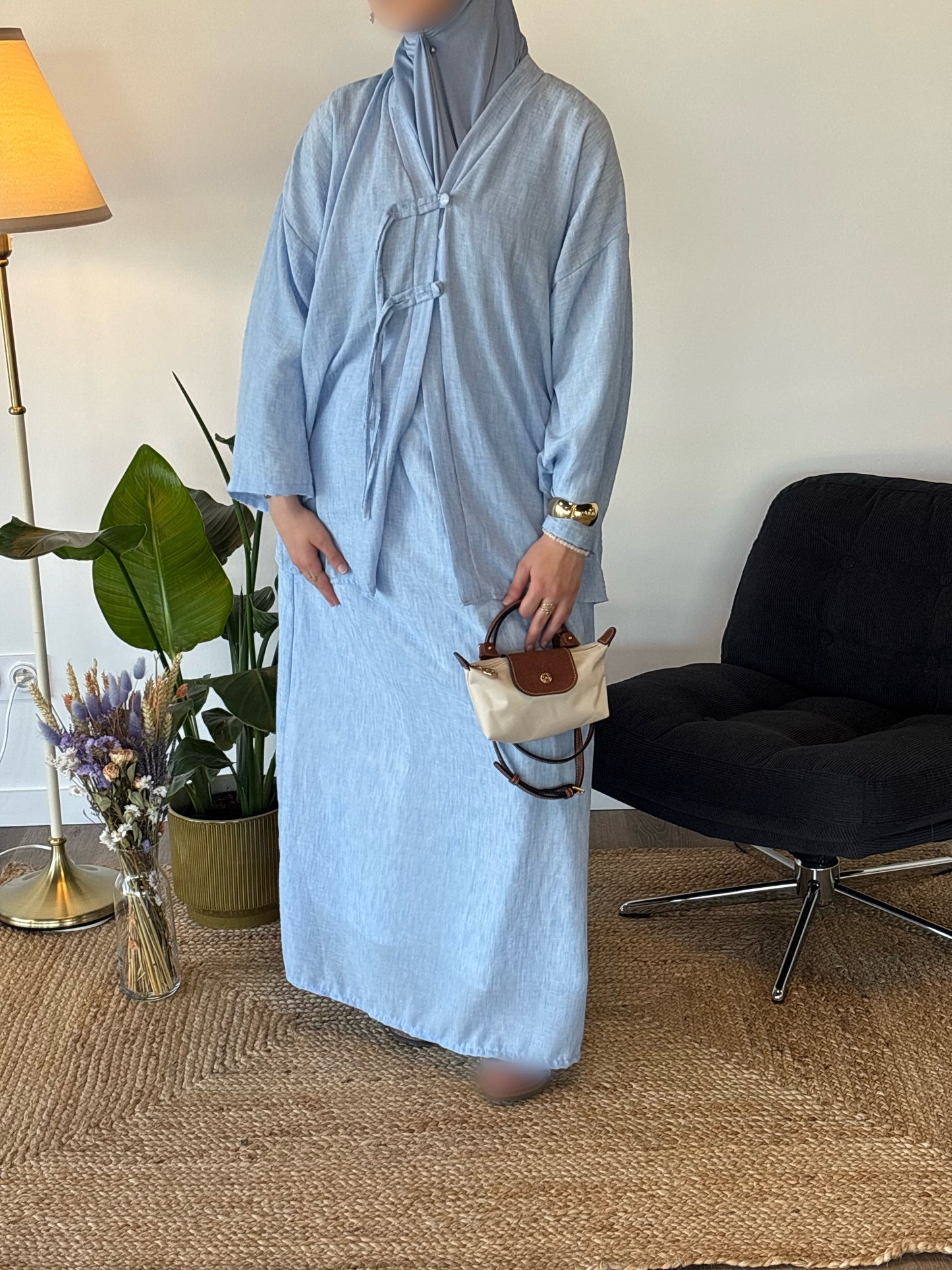 ENSEMBLE INAYA BLEU CIEL