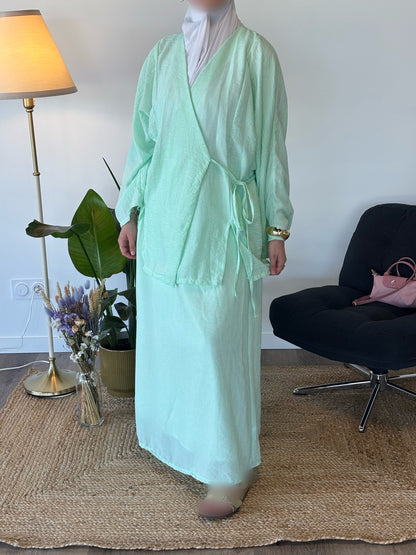 ENSEMBLE KAÏA TURQUOISE