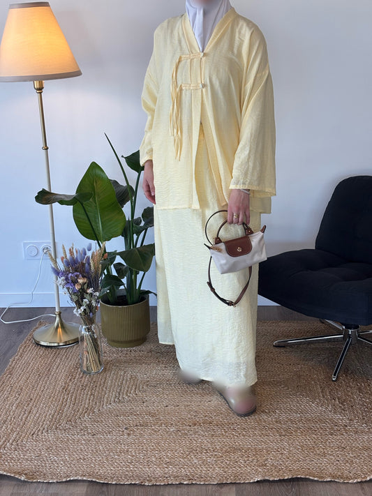 ENSEMBLE INAYA JAUNE