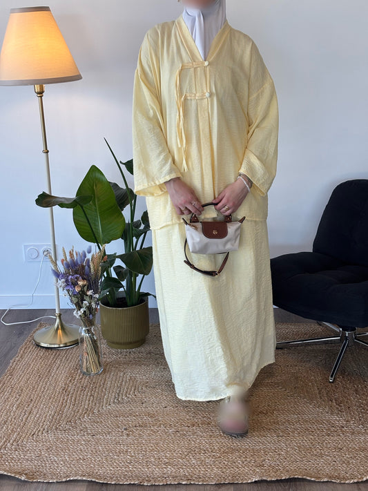 ENSEMBLE INAYA JAUNE