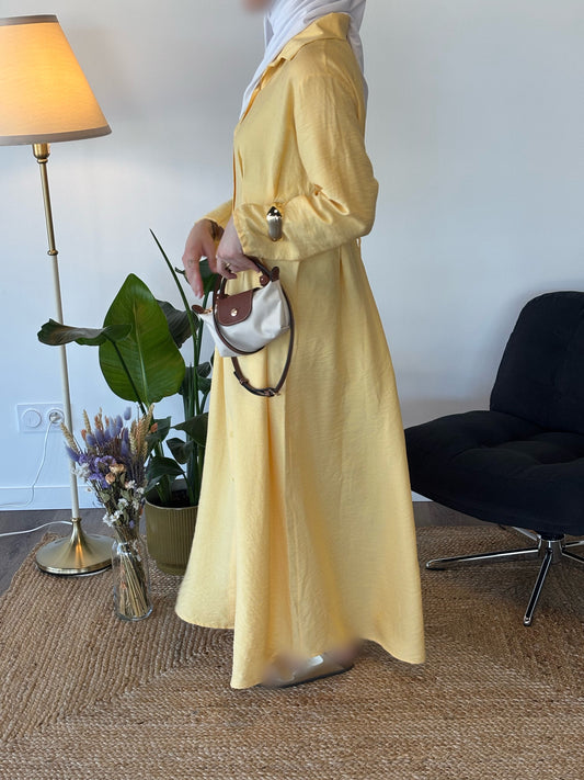 ROBE NAYLA JAUNE