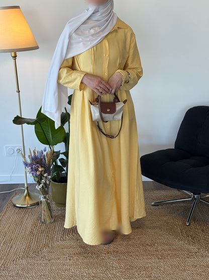 ROBE NAYLA JAUNE