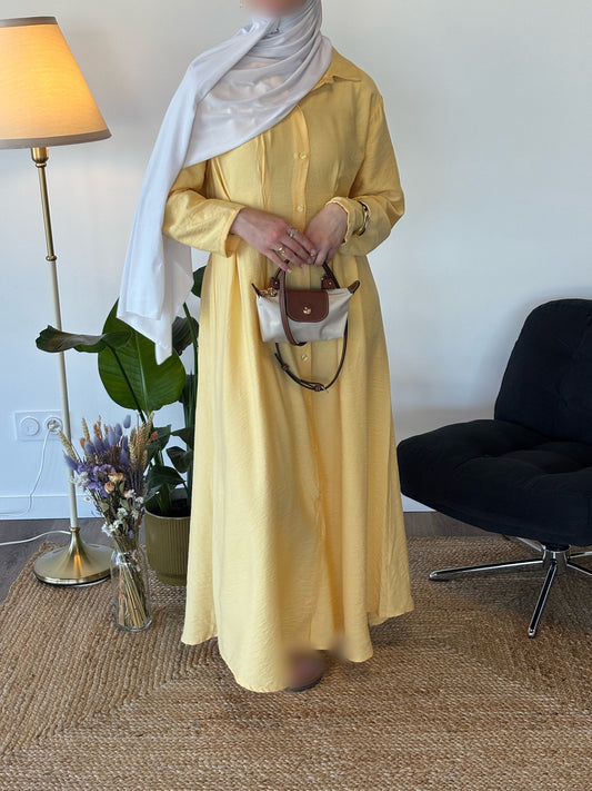 ROBE NAYLA JAUNE
