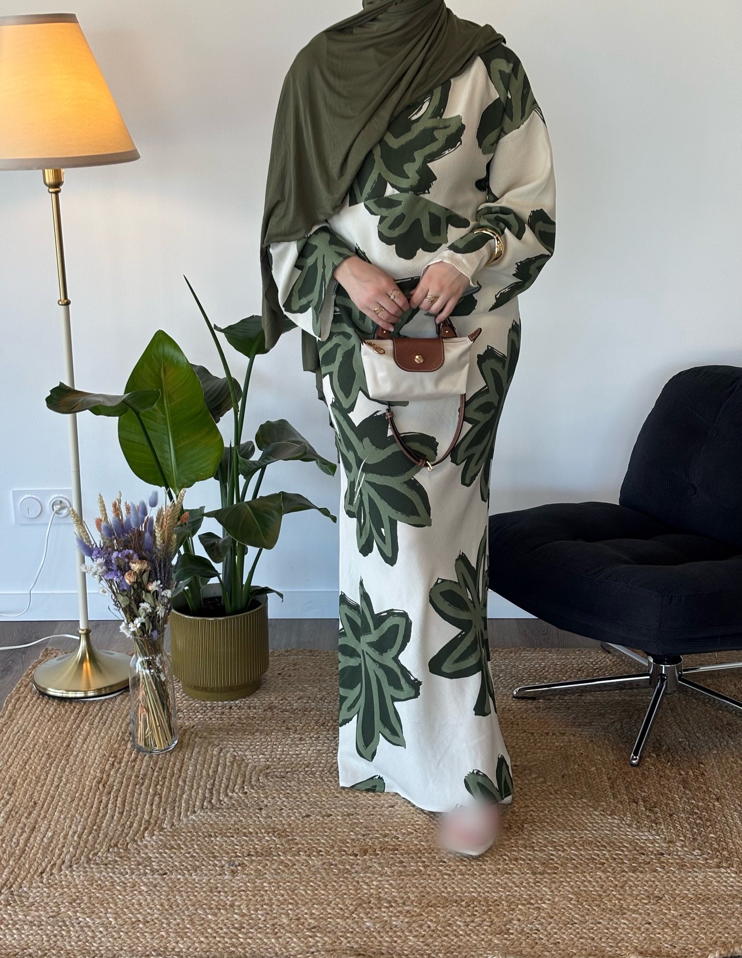 ROBE FLEURIE NAJAH KAKI