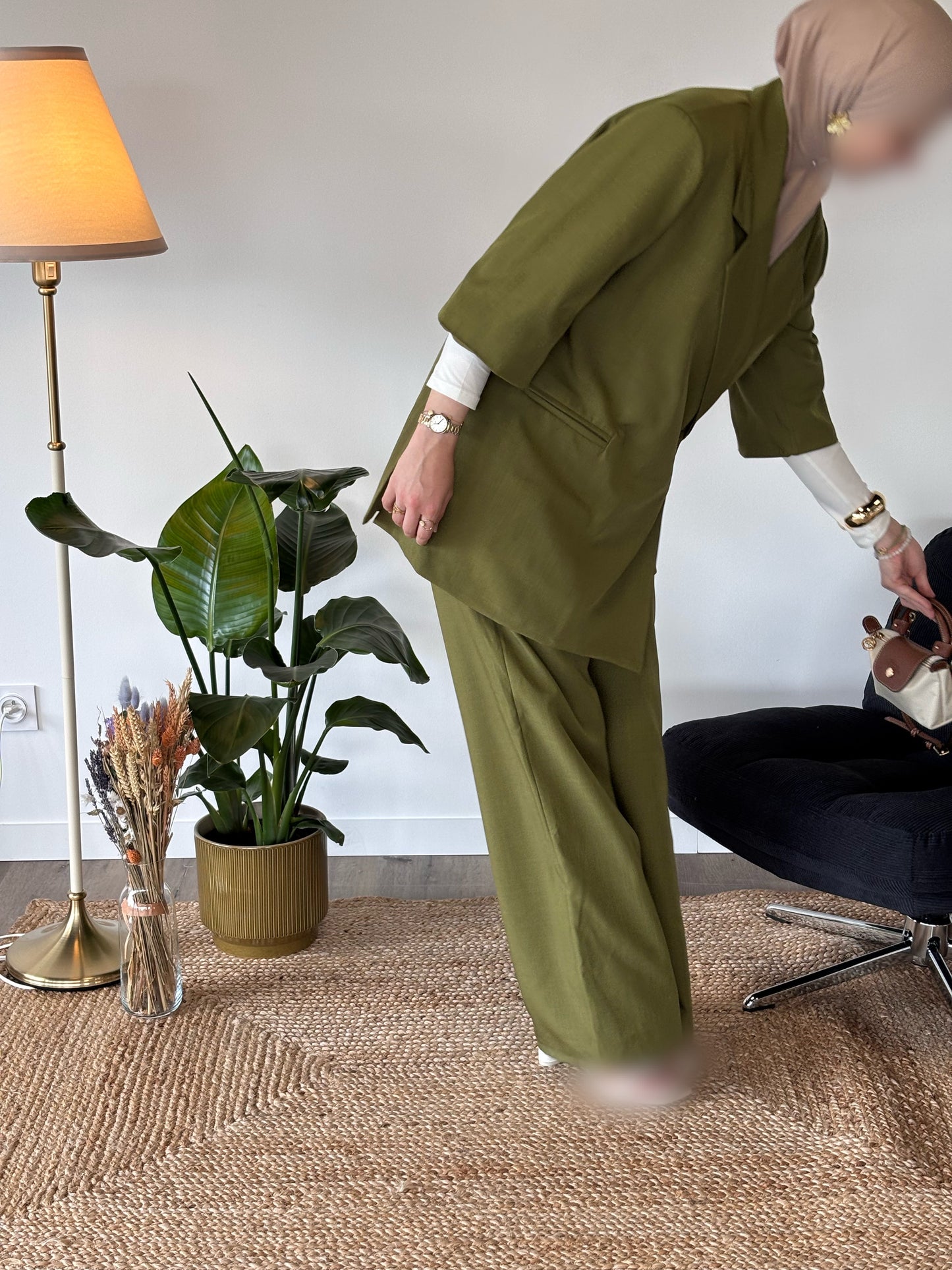 ENSEMBLE PALMÉA KAKI