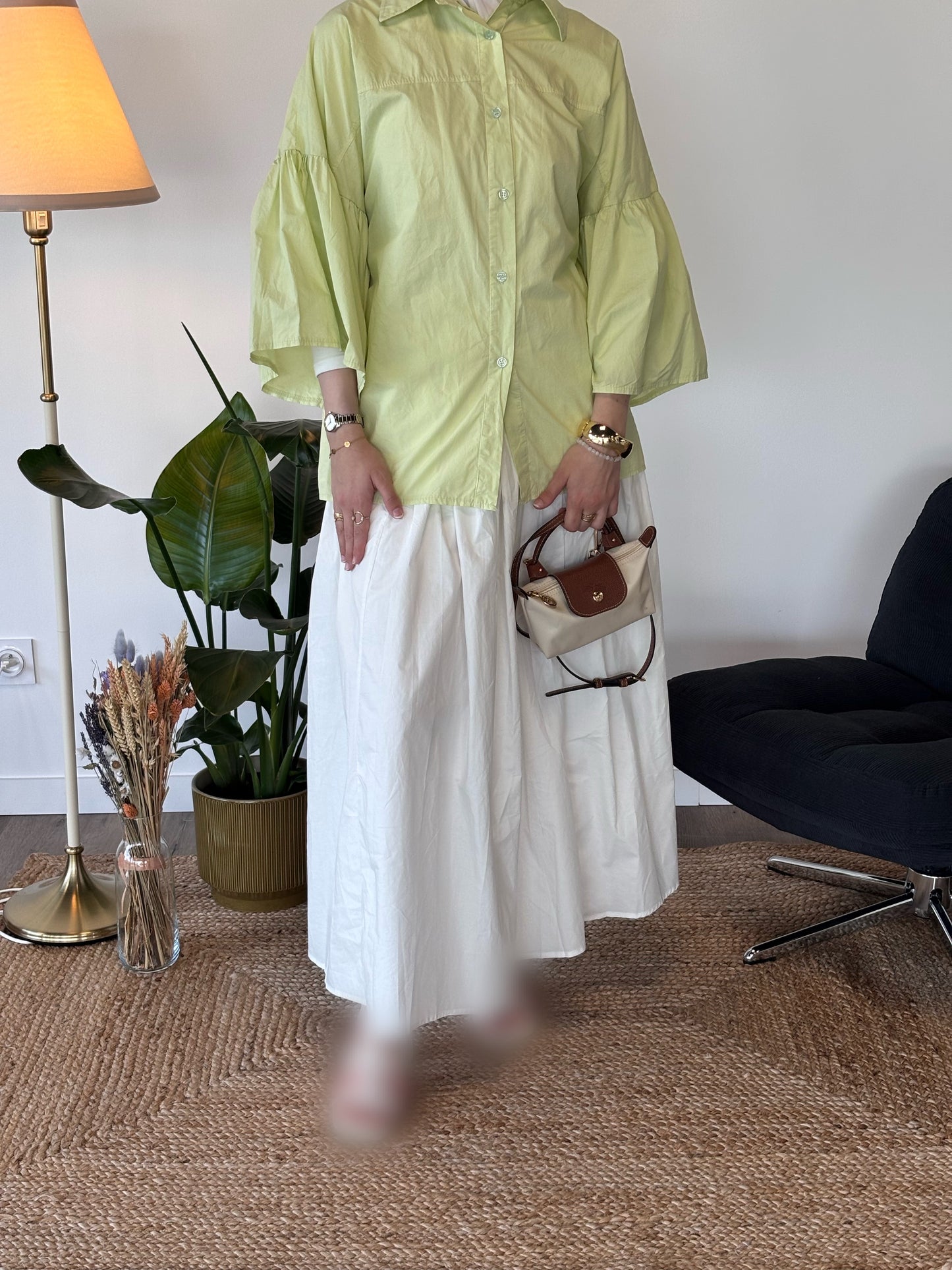 CHEMISIER BELLINA VERT
