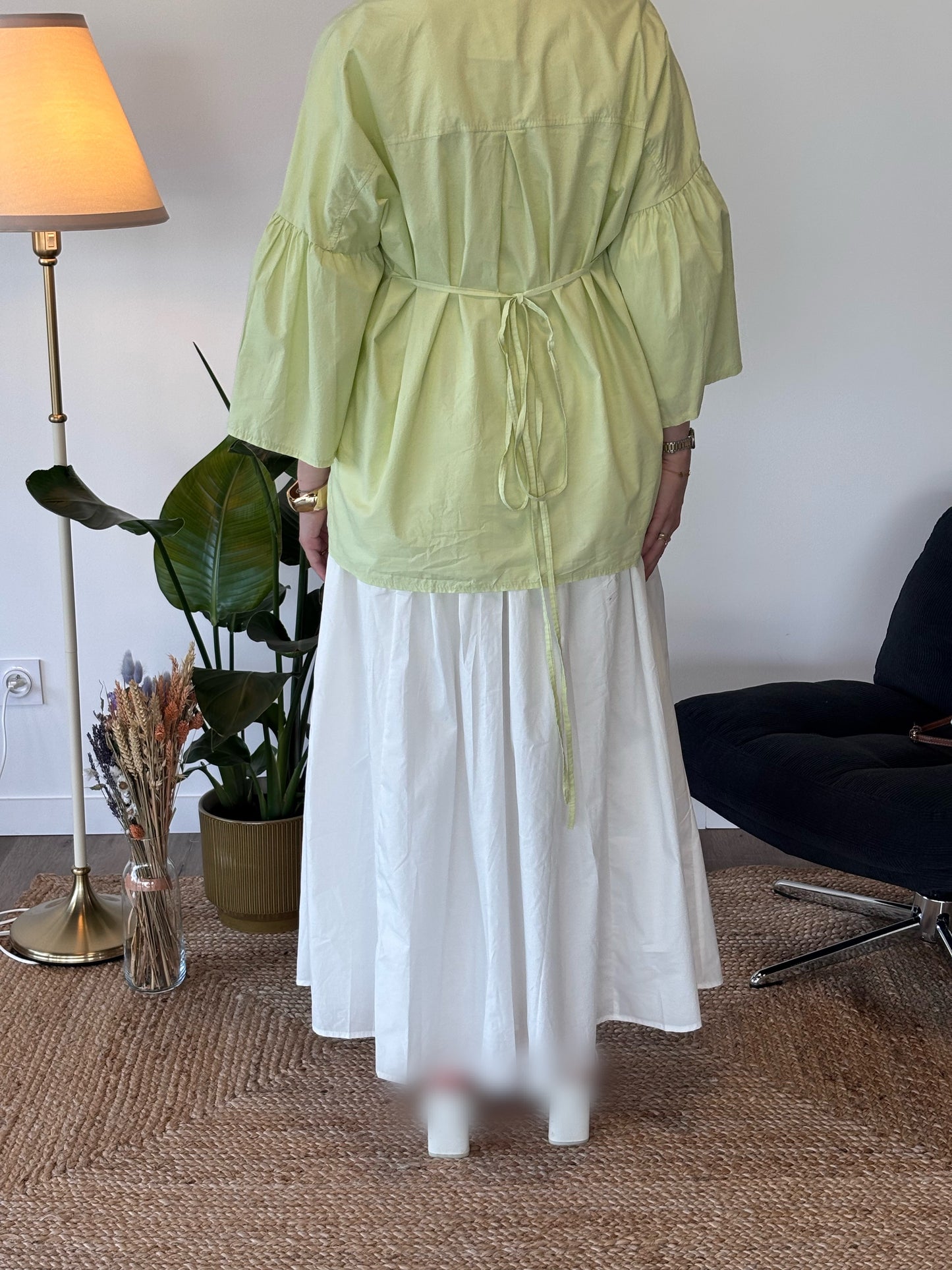 CHEMISIER BELLINA VERT