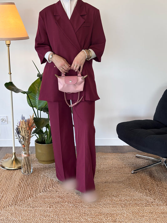 ENSEMBLE PALMÉA BORDEAUX