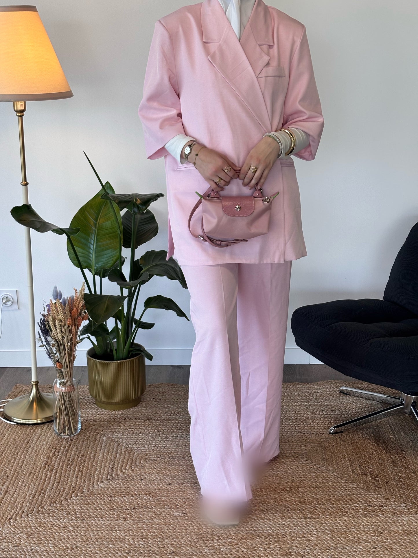 ENSEMBLE PALMÉA ROSE BONBON