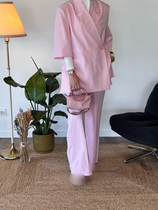 ENSEMBLE PALMÉA ROSE BONBON