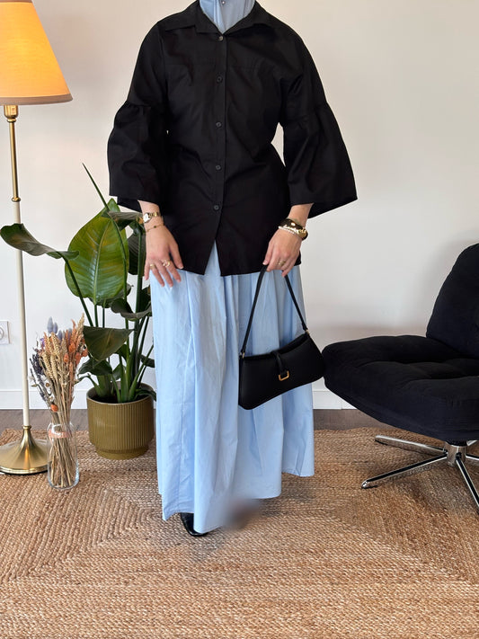 CHEMISIER BELLINA NOIR