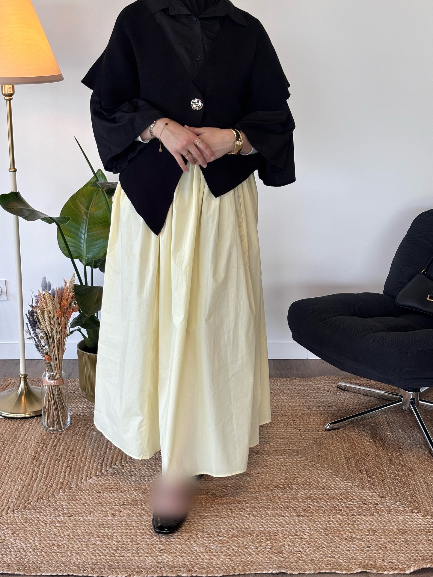 JUPE AURORE JAUNE