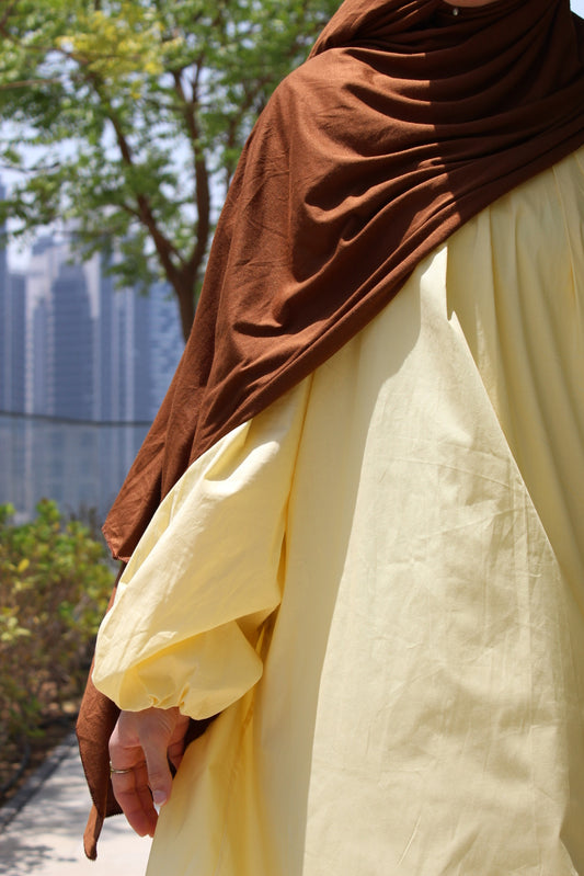 VOILE JERSEY CHOCOLAT