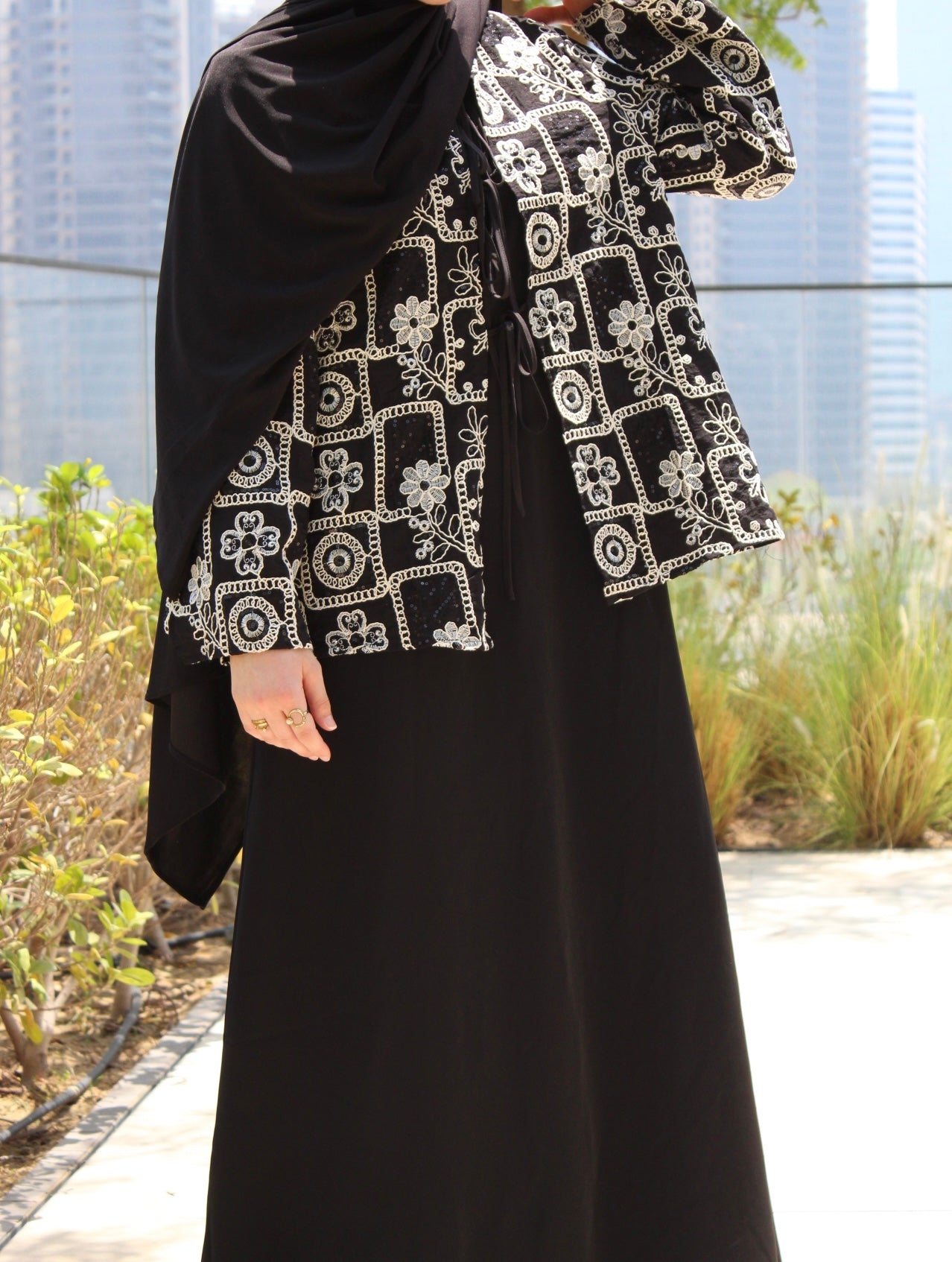 GILET LAYALI NOIR