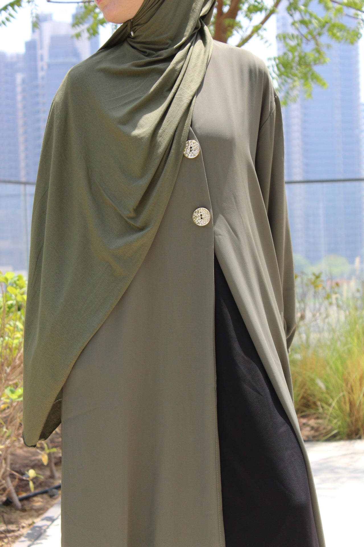 SOUS ABAYA NOIR M/L