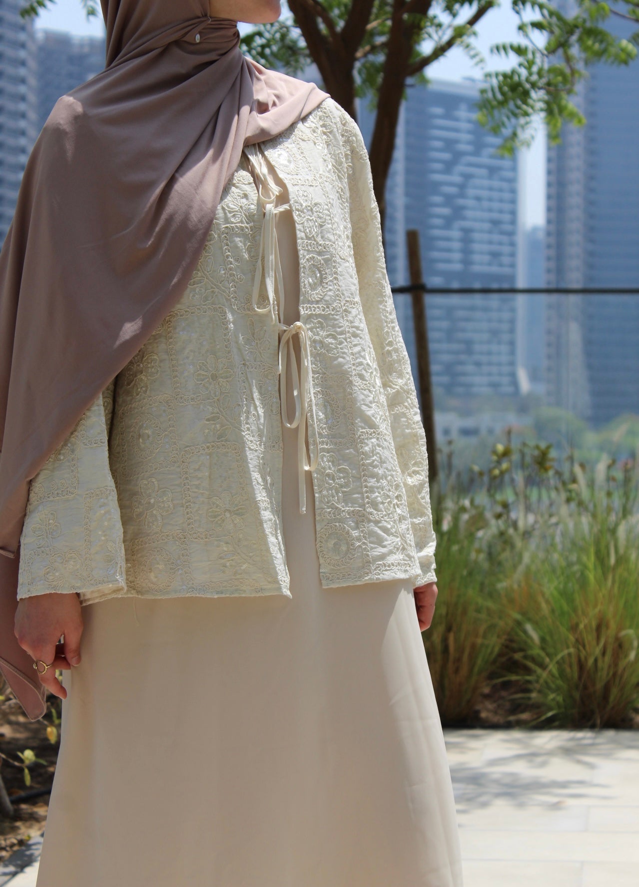 GILET LAYALI IVOIRE