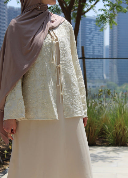 GILET LAYALI IVOIRE