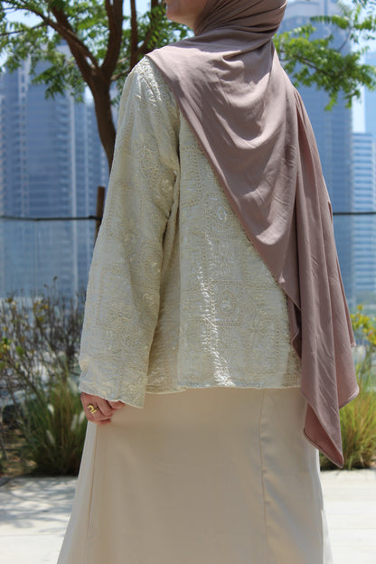 GILET LAYALI IVOIRE
