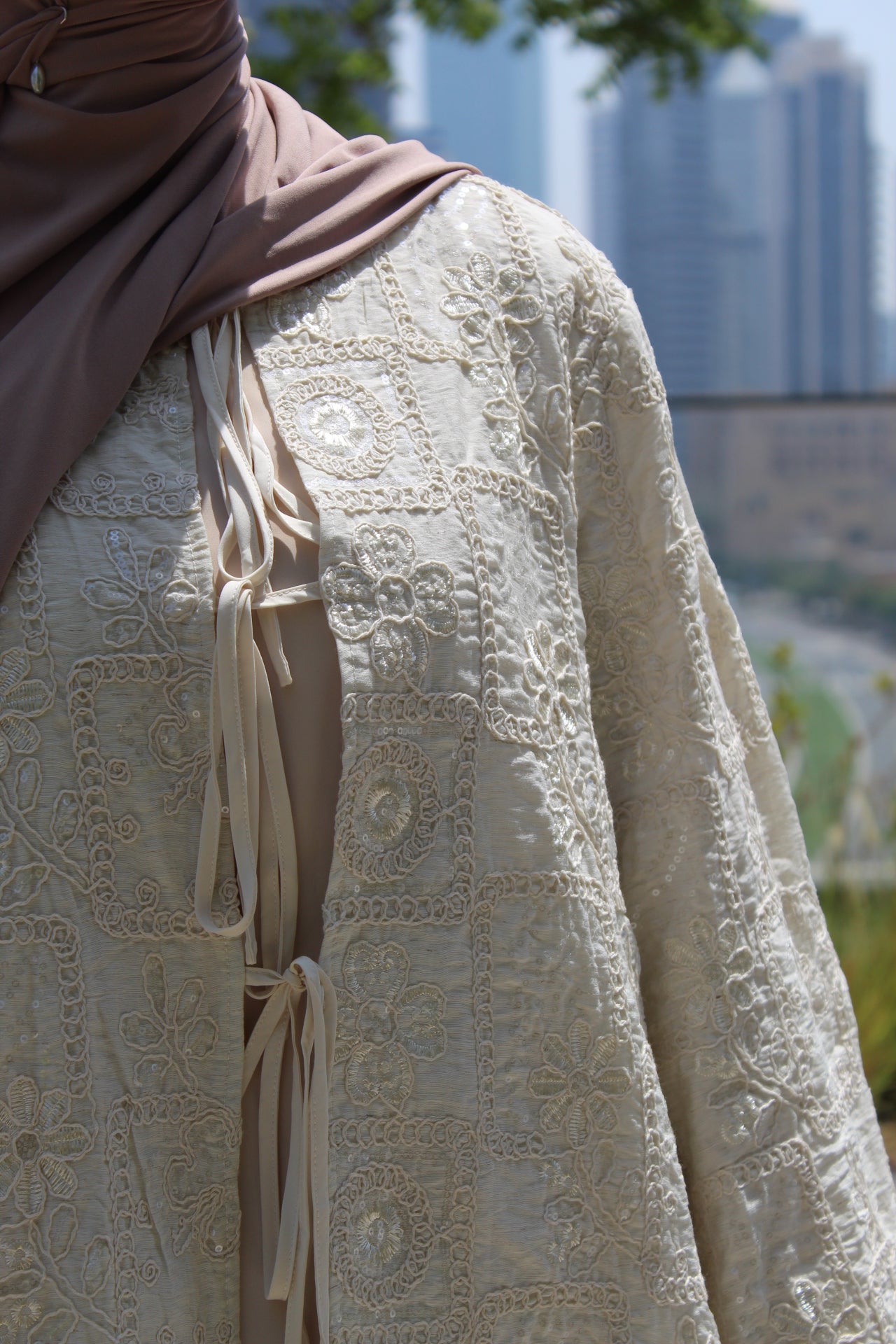 GILET LAYALI IVOIRE