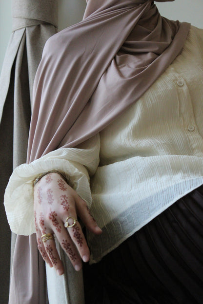 CHEMISIER YASMIN JAUNE CLAIR