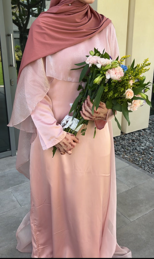 ROBE MALAK ROSE POUDRÉ