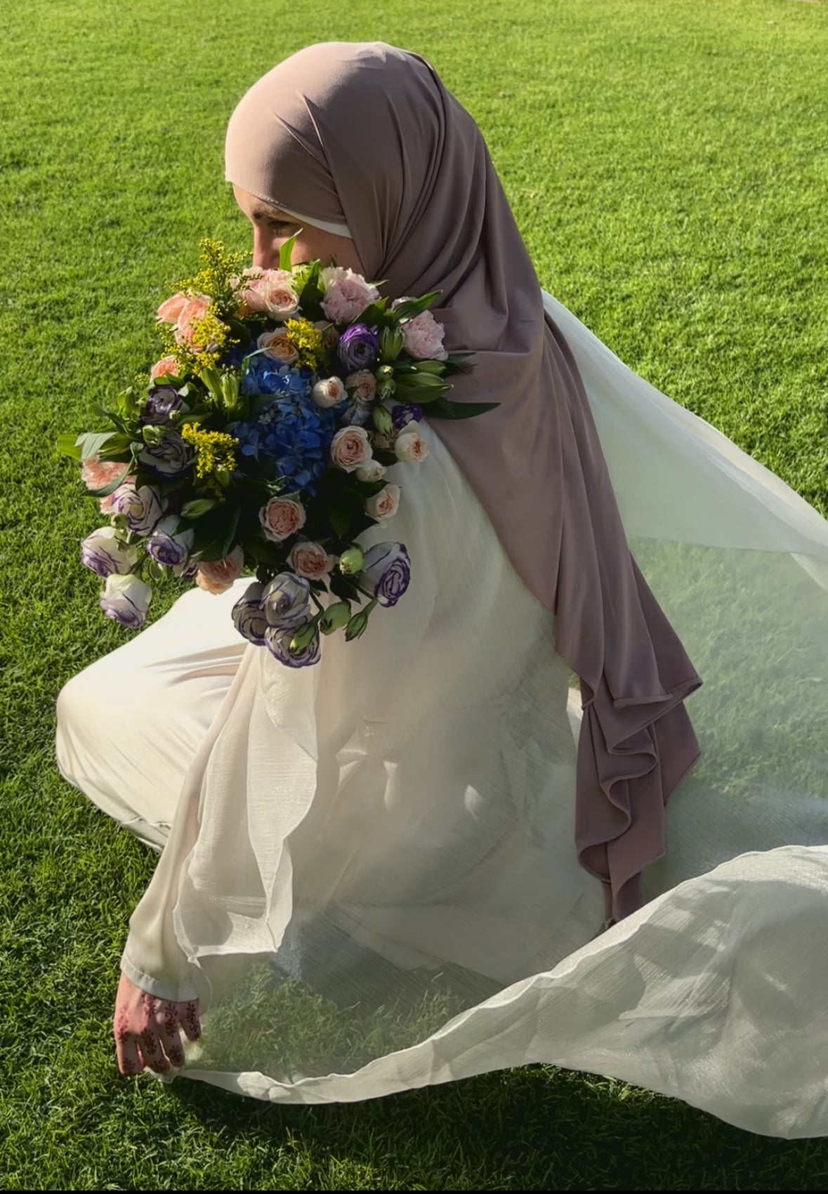 ROBE MALAK IVOIRE NACRÉ