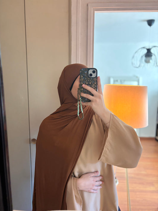 VOILE JERSEY CHOCOLAT