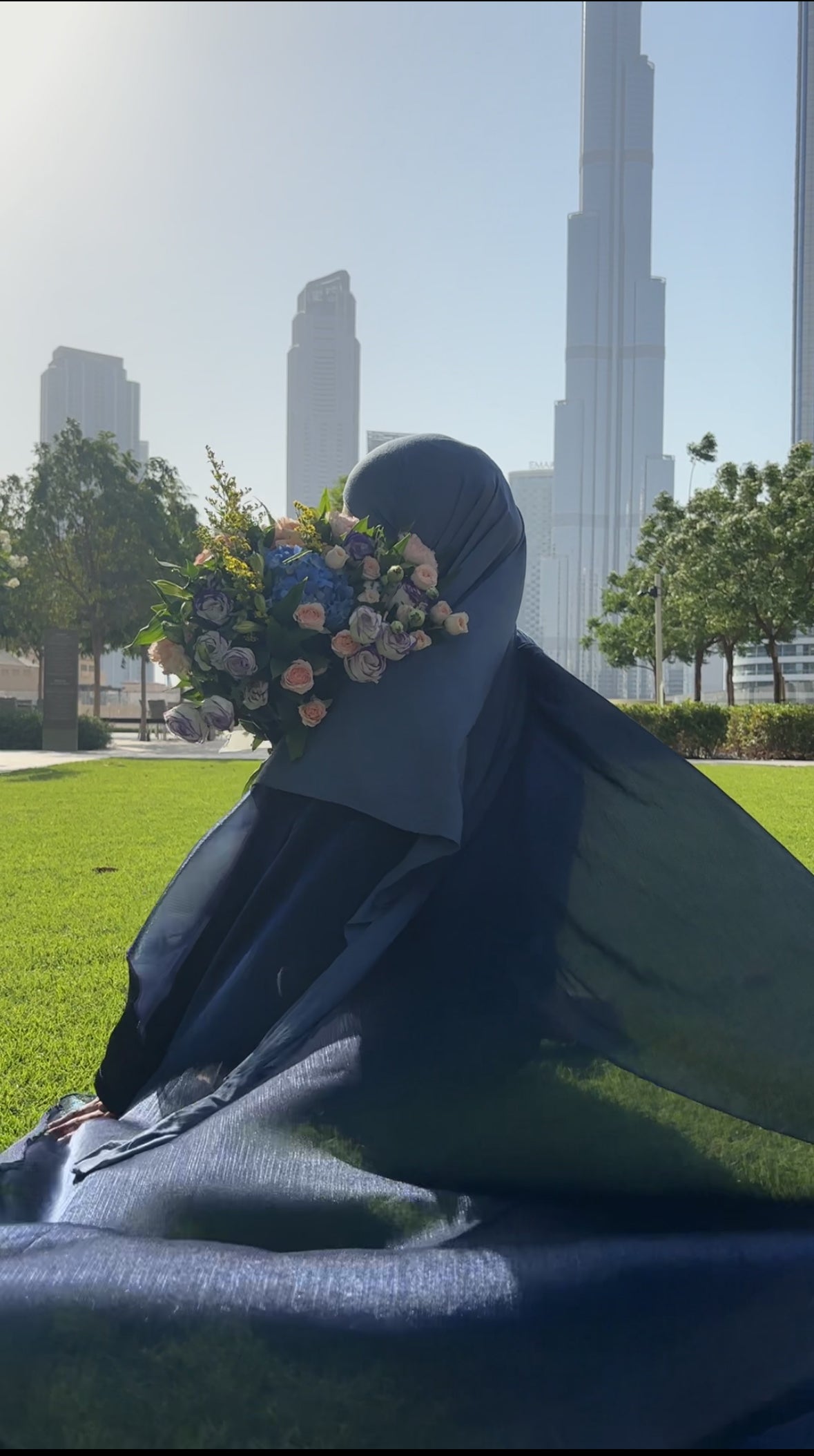 ROBE MALAK BLEU NUIT
